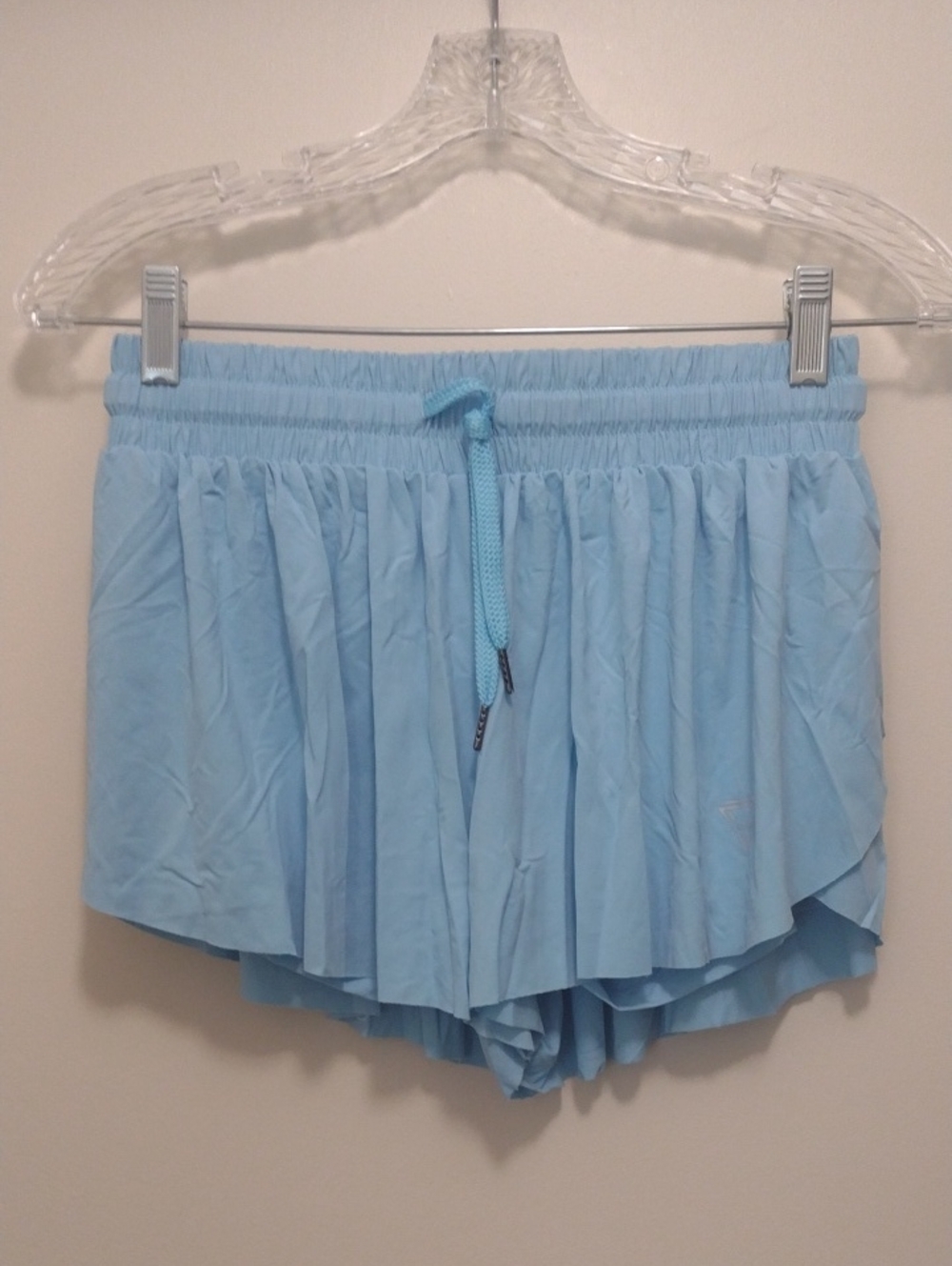 Luogongzi Light Blue Athletic Layered Shorts (J1043)